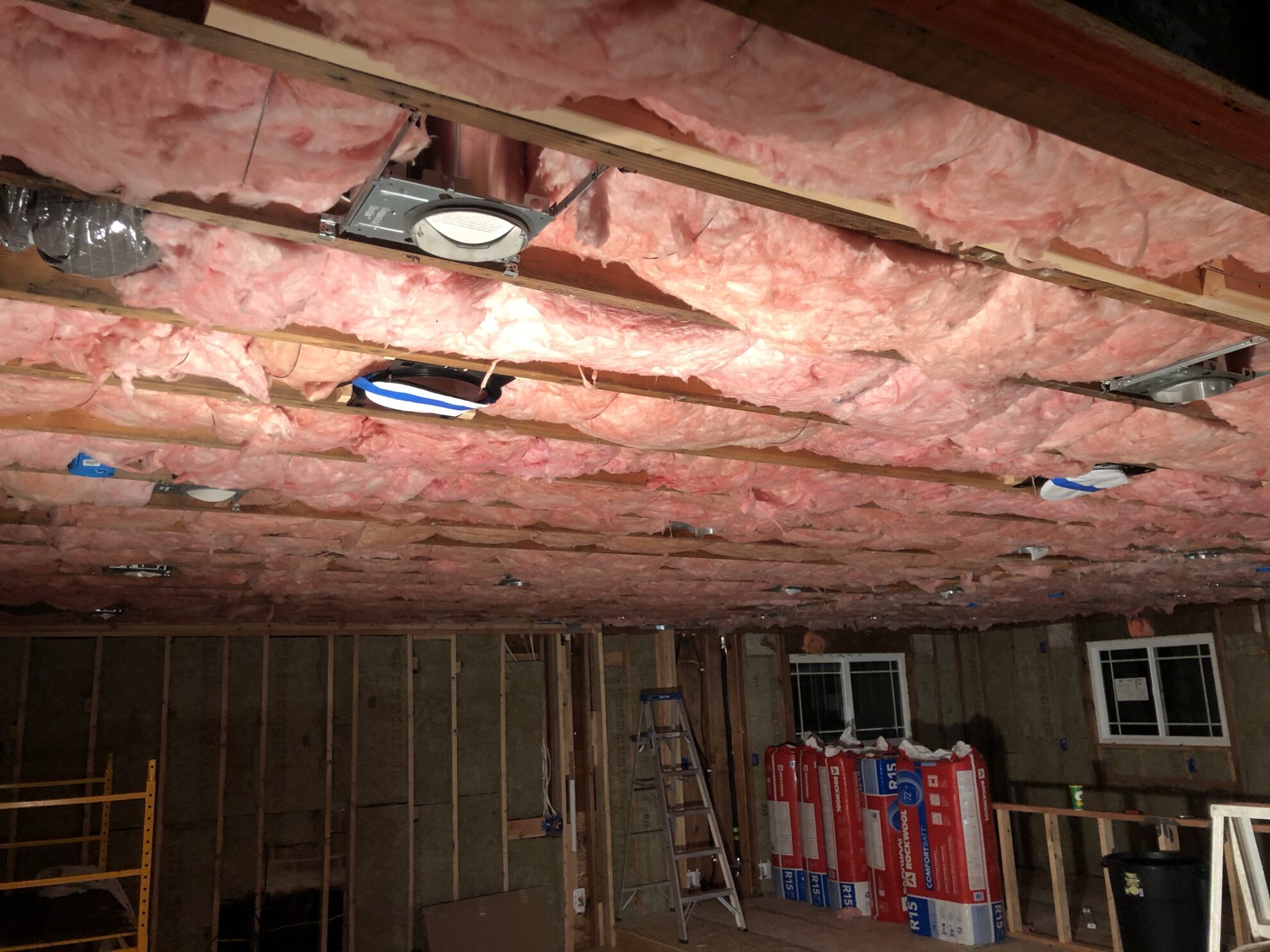 R60 insulation installed in great room Neil Ghuman